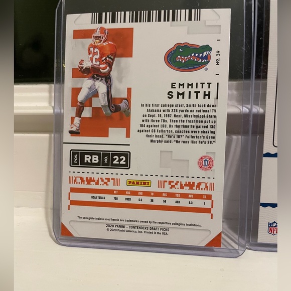 Dallas Cowboys Emmitt Smith / Roger Staubach Panini Football Card Lot - Picture 7 of 11